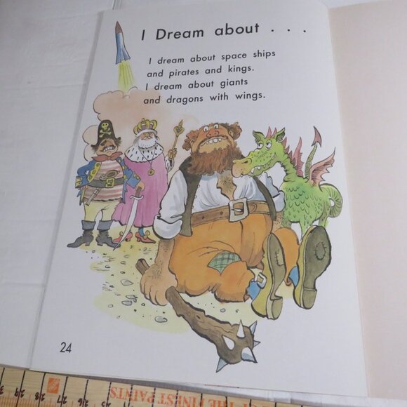 Rhymes to Read (almost 2 feet tall) I DREAM book (LIKE NEW CONDITION) Classroom - Picture 8 of 9